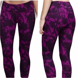 Lululemon Tie Dye Crop Leggings Size 4